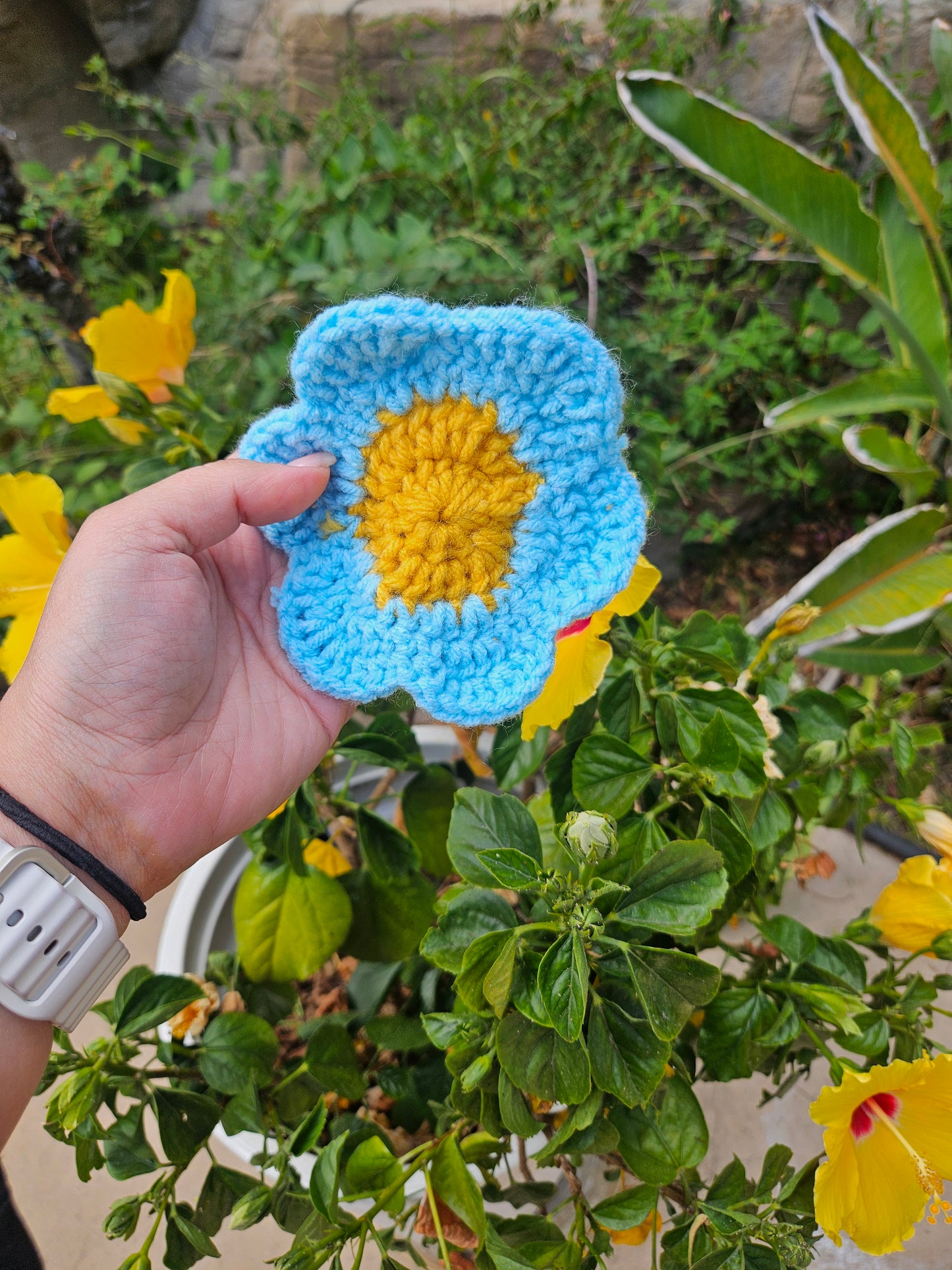 Blue Flower coasters