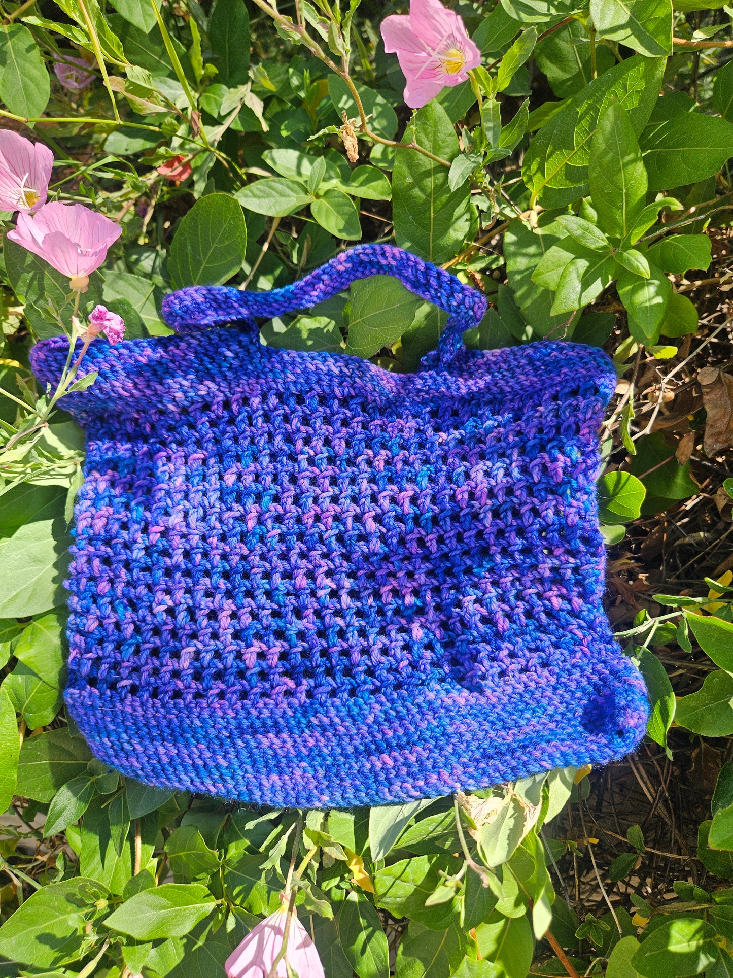 Small blue purse