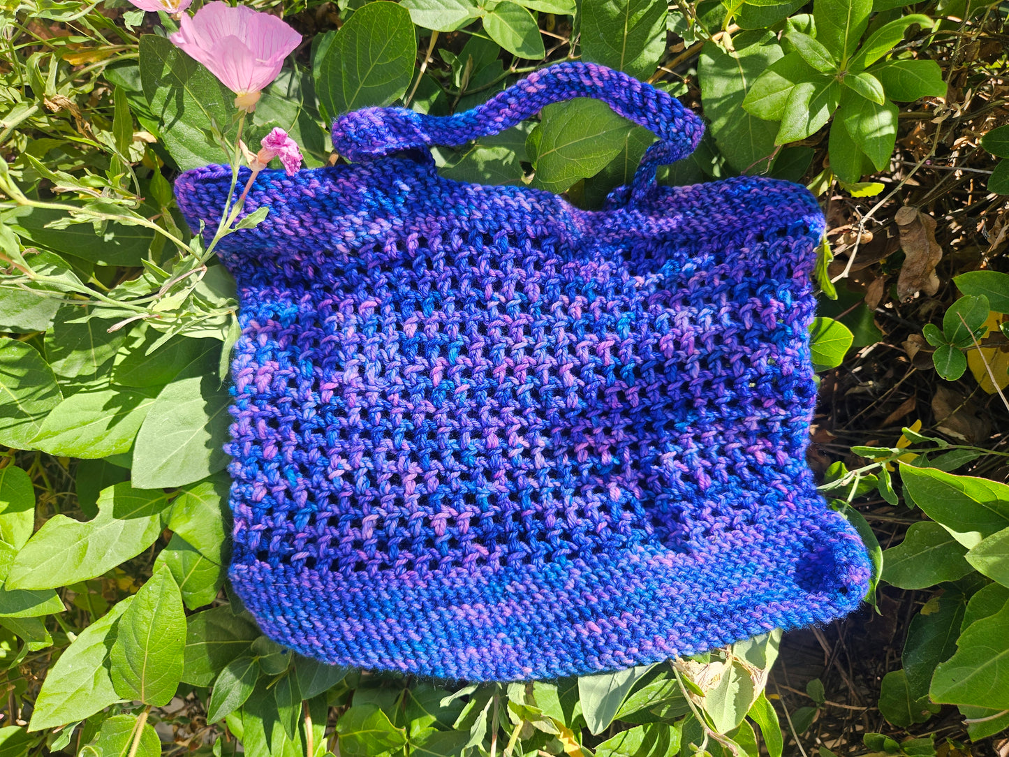 Small blue purse