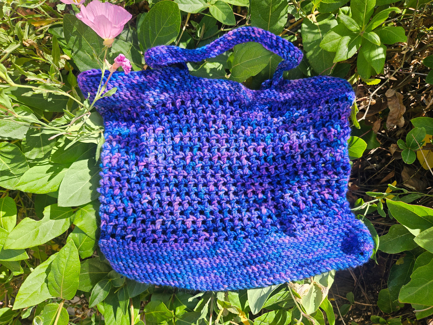 Small blue purse