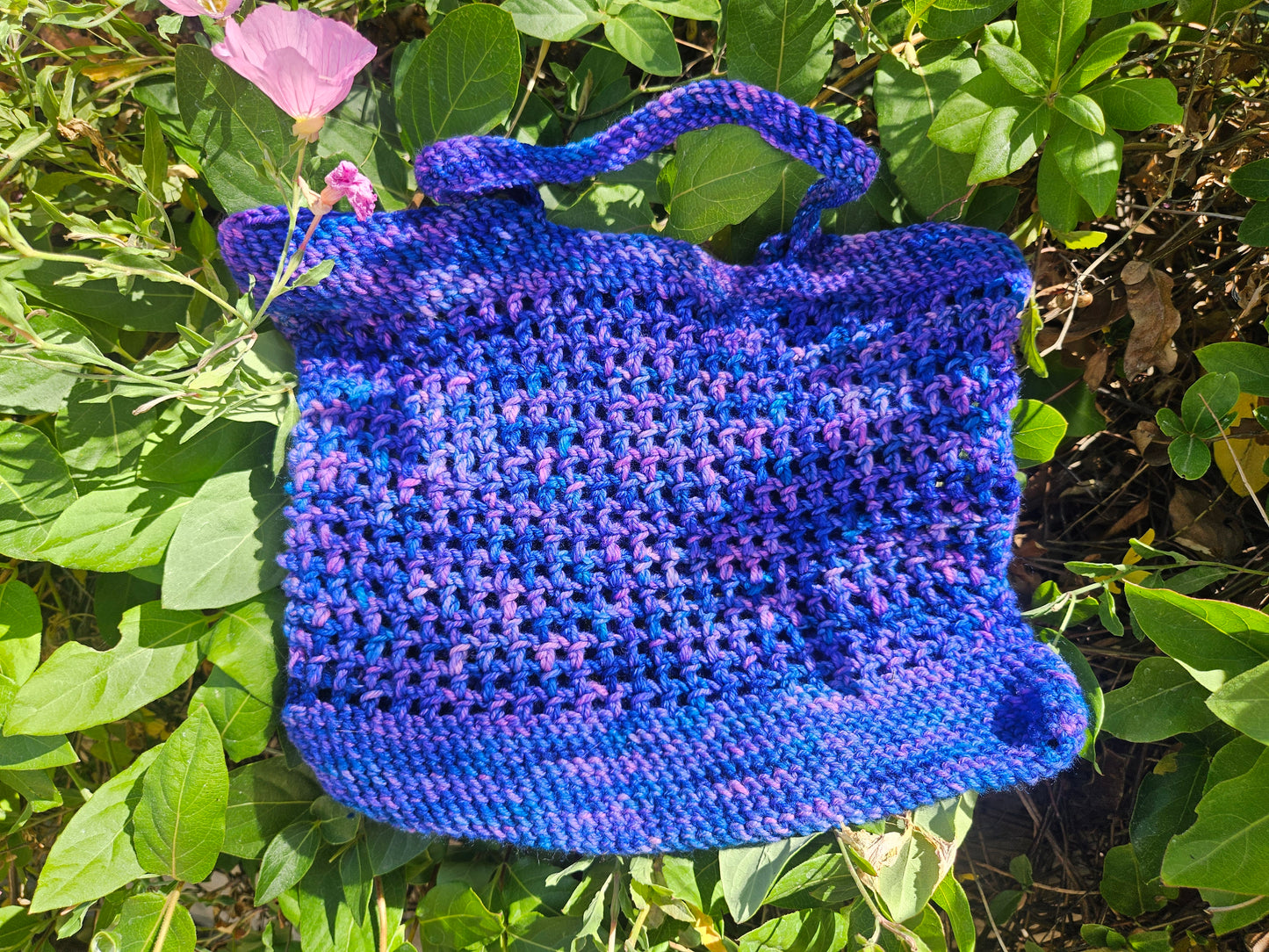 Small blue purse