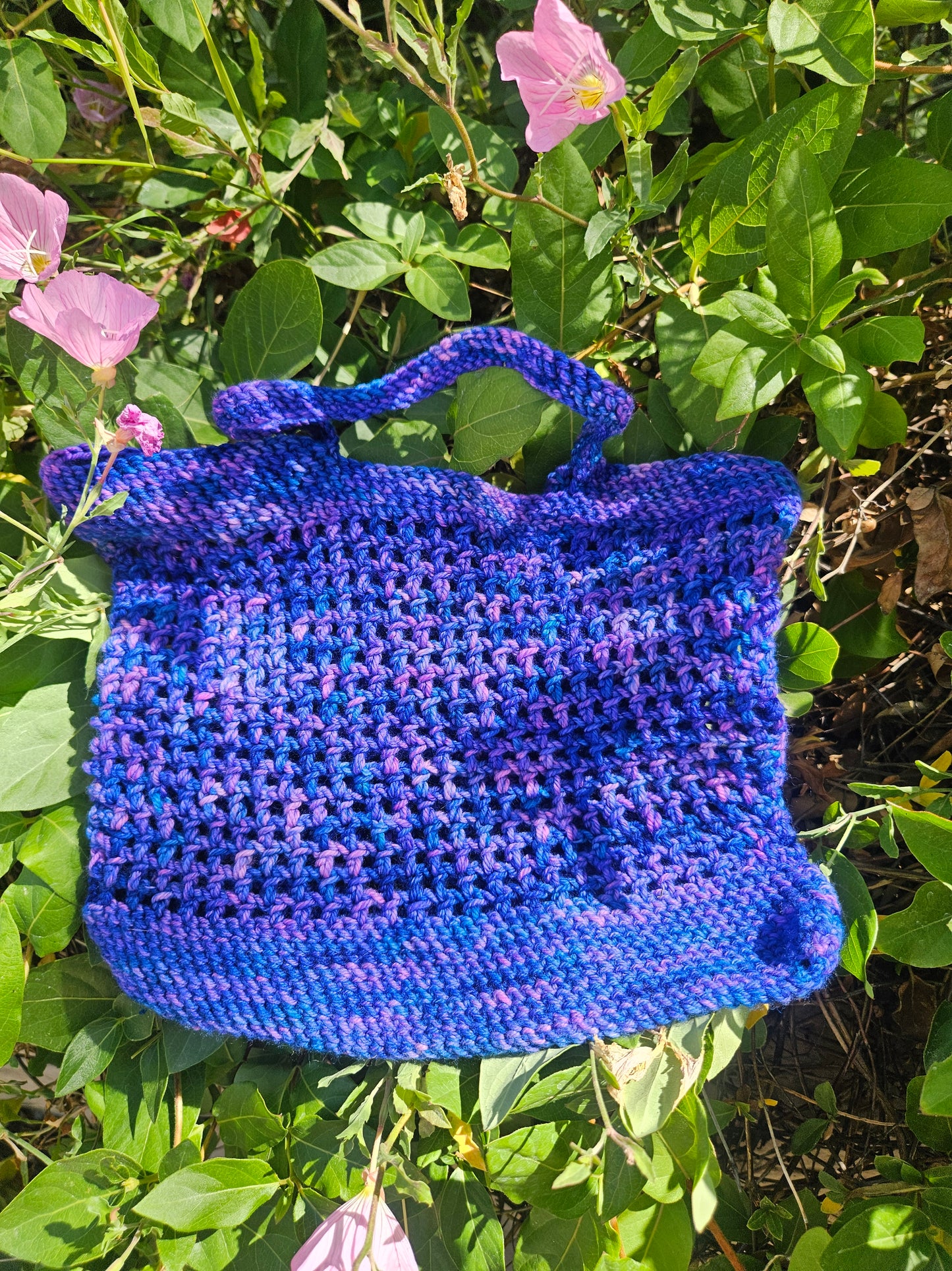 Small blue purse